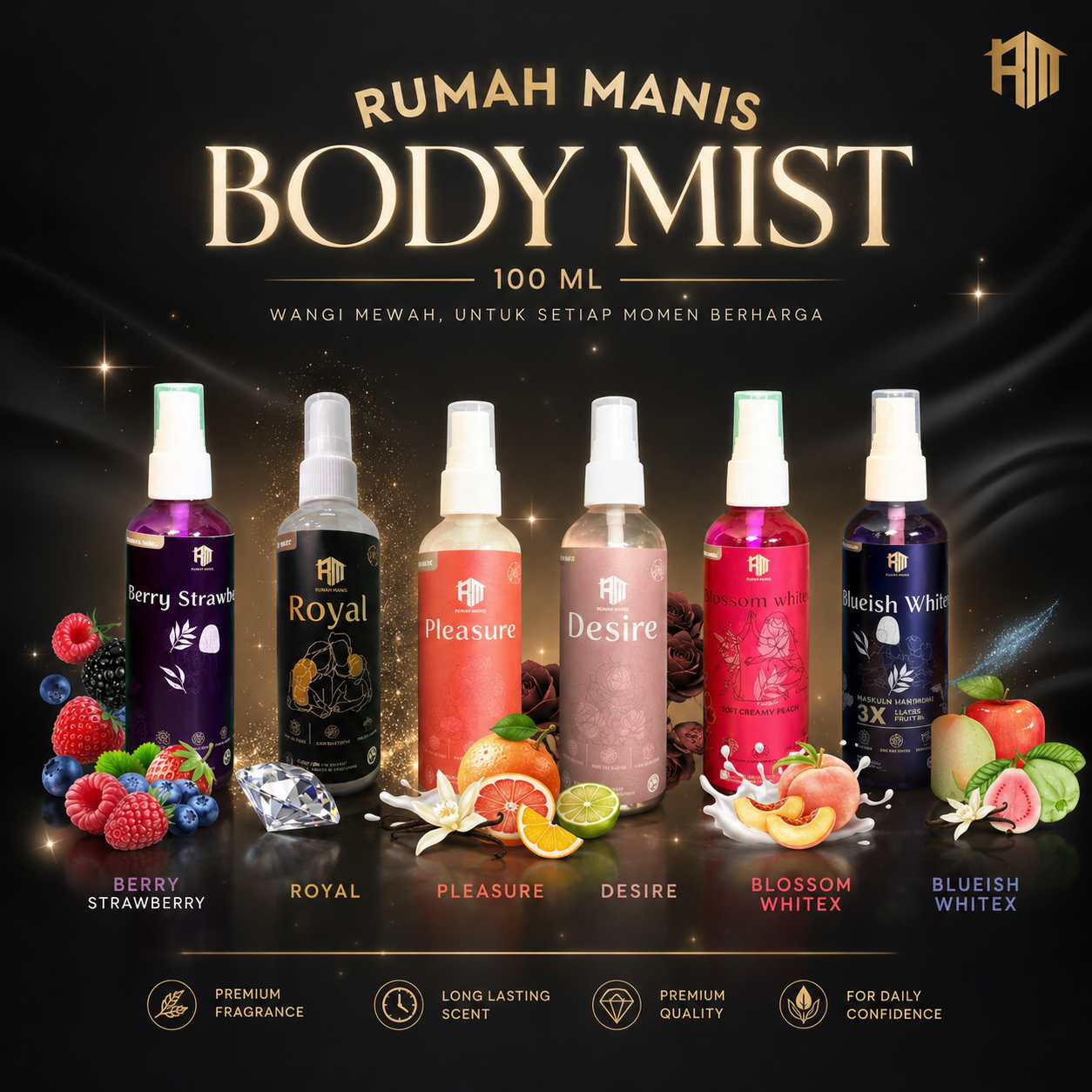 BODY MIST RUMAH MANIS 100ML